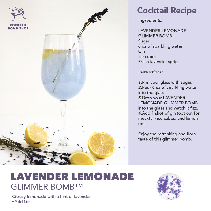 LAVENDER LEMONADE - COCKTAIL BOMB