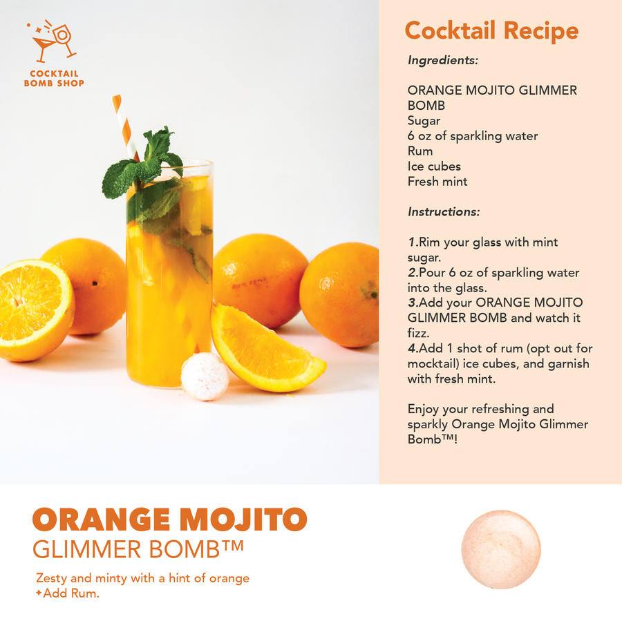 ORANGE MOJITO - COCKTAIL BOMB