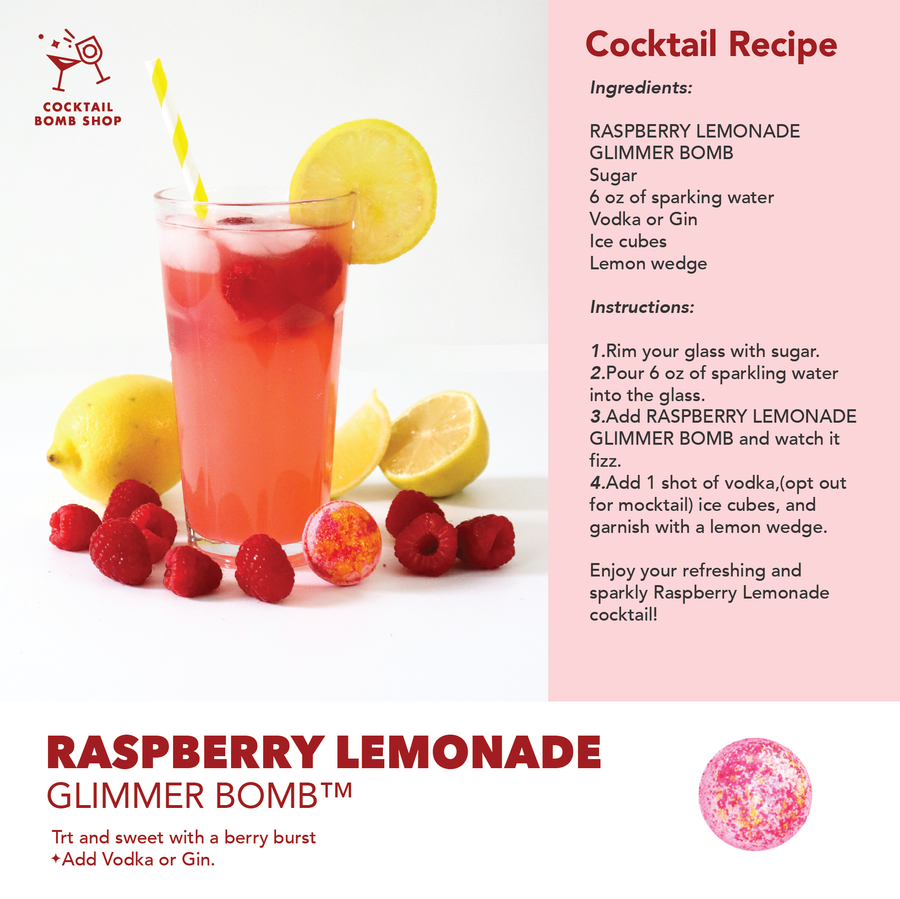 RASPBERRY LEMONADE - COCKTAIL BOMB