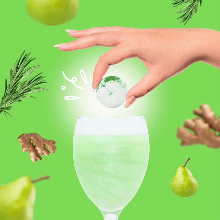 ROSEMARY PEAR FIZZ - COCKTAIL BOMB