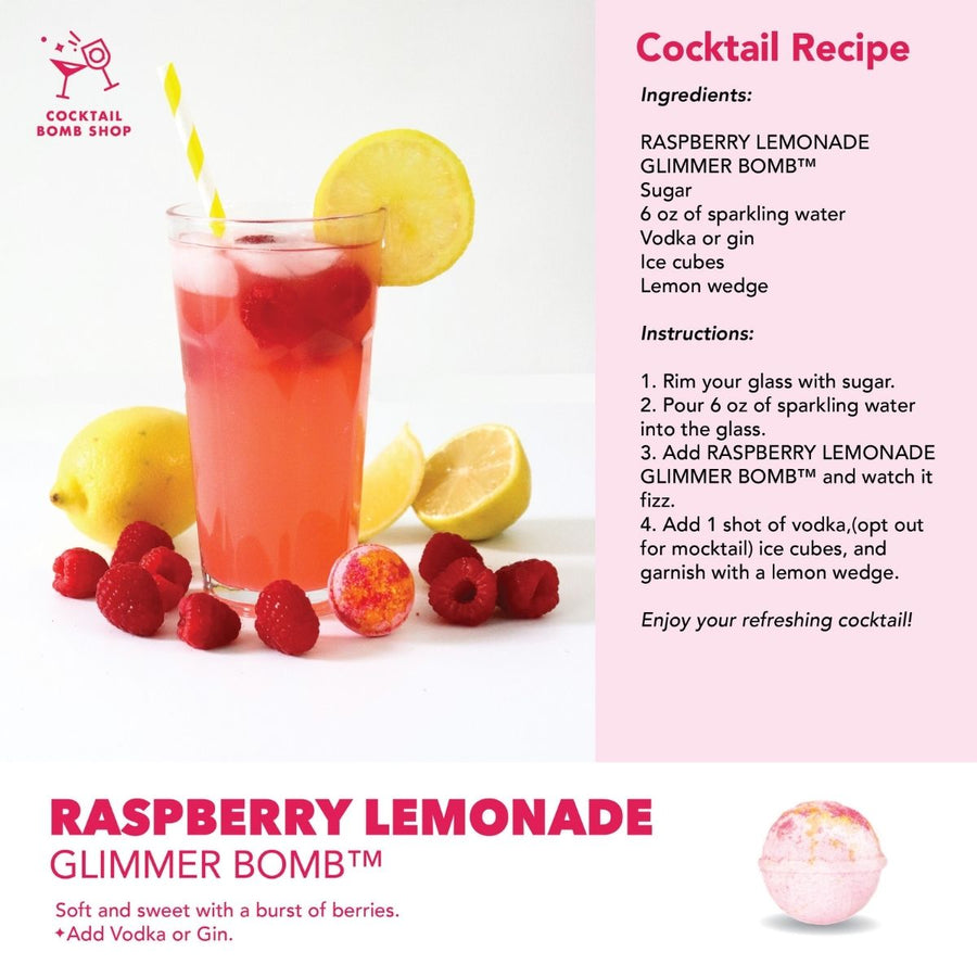 RASPBERRY LEMONADE - COCKTAIL BOMB